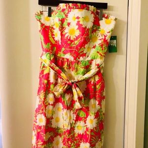 NWT - Lilly Pulitzer Floral Silk Dress